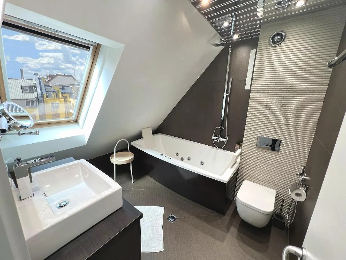 Apartment Unique Luxurious Jacuzzi Penthouse Duplex In City Center! 2 Baths! Free Parking! Sofia